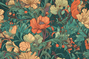 Exotic Floral Wallpaper Mural image 1