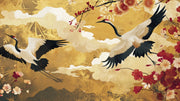 Crane Birds Wall Mural image 1