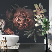 Vintage Bouquet With Peonies wall mural image 4