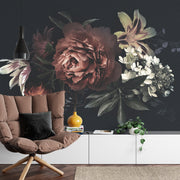 Vintage Bouquet With Peonies wall mural image 0