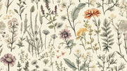 Vintage Botanical Wall Mural image 1