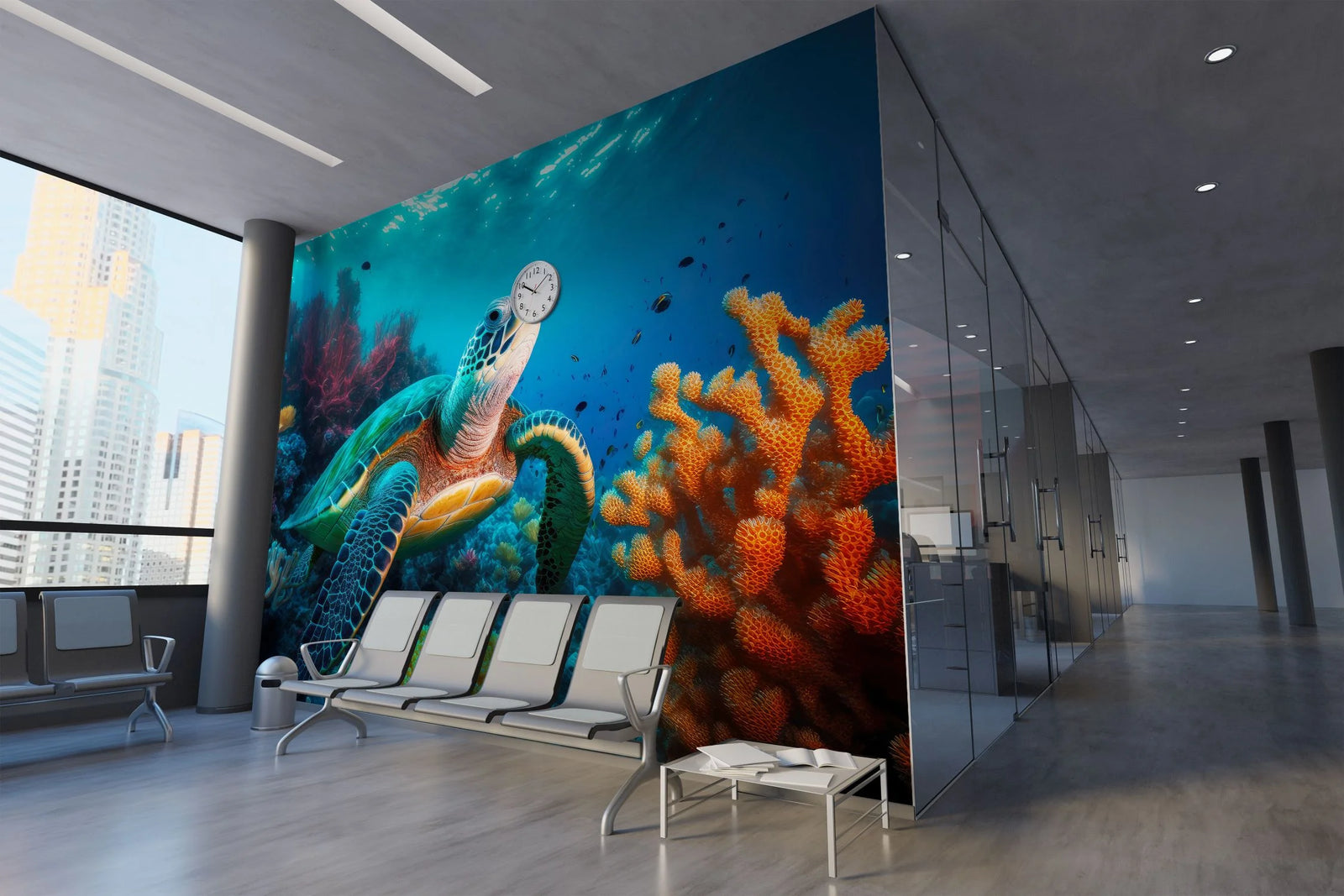 Sea Turtle Wall Mural image 0