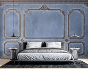 Blue Panel Wallpaper Mural image 2