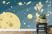 Space walk wall mural image 3