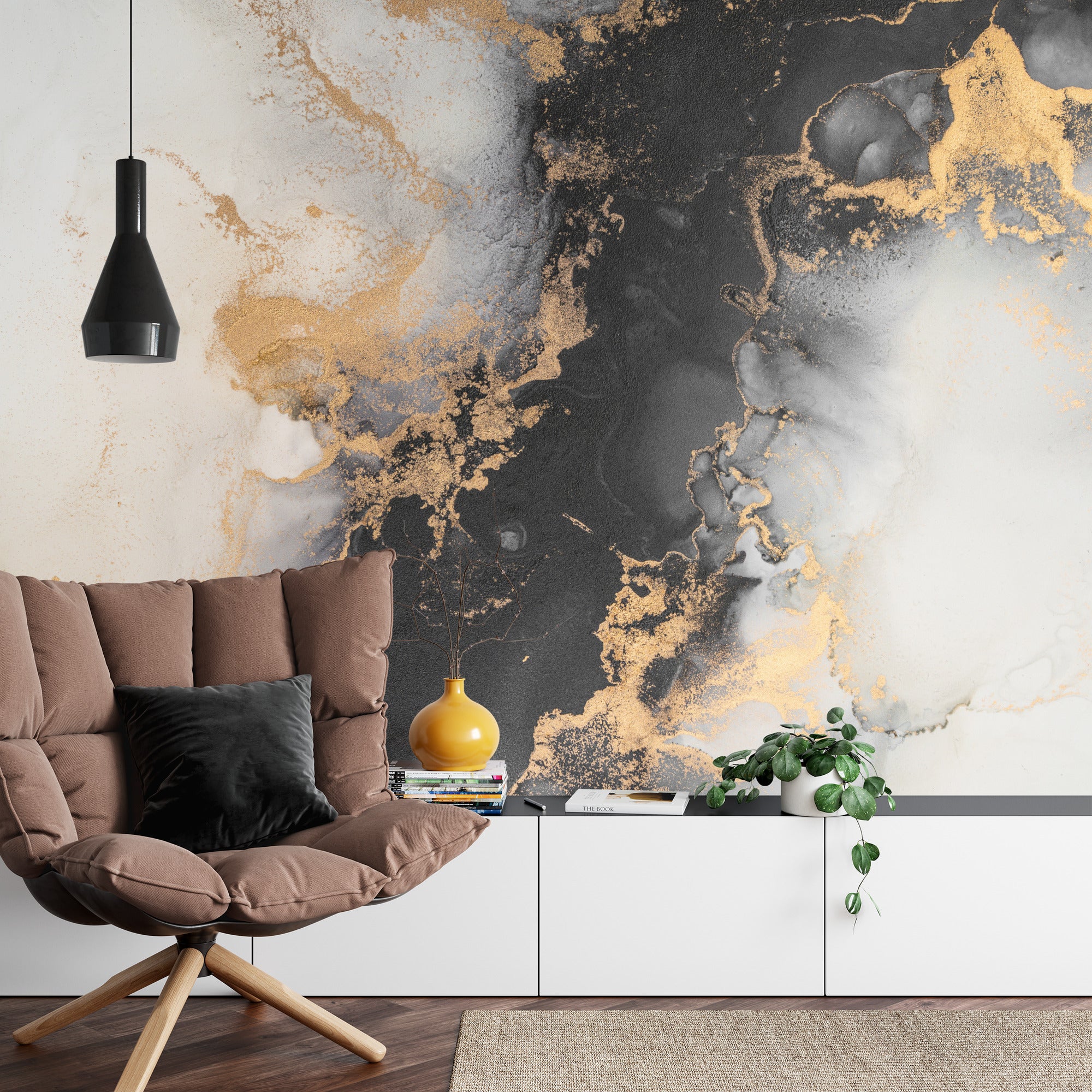 Marble art wall mural image 0