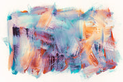 Colourful abstract wall mural image 1