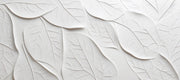 White Leaves Wallpaper Mural image 1