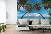 Palm trees wall mural image 2