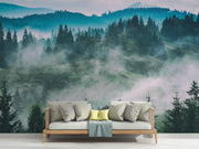 Misty Woodland Wall Mural