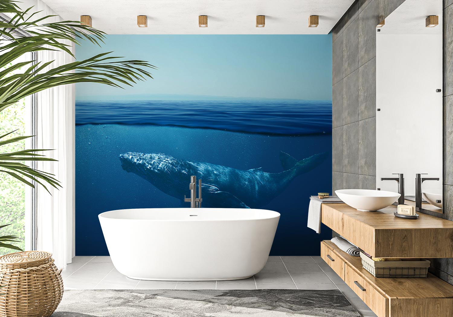 Whale Wall Mural image 0