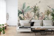Vintage Tropical  Wallpaper Mural image 3