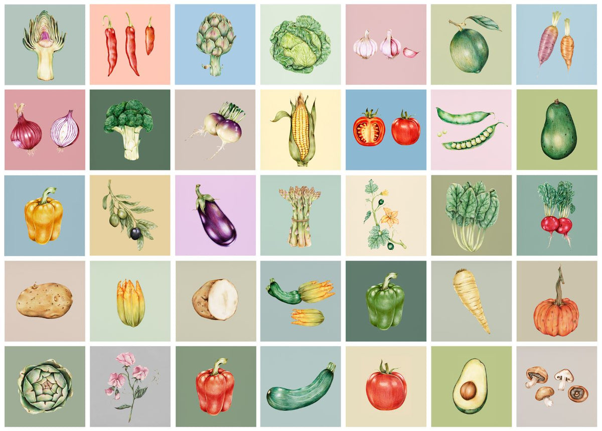 Vegetables Wallpaper Mural image 1