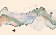 Ink Landscape Wallpaper Mural image 1