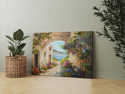 House By The Sea Natural Canvas image 0