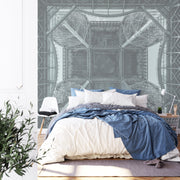 Square Wall Mural Eiffel By Georges Friant image 0
