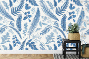 Fern leaves wall mural image 2