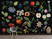 Fruits And Flowers Wallpaper Mural image 2