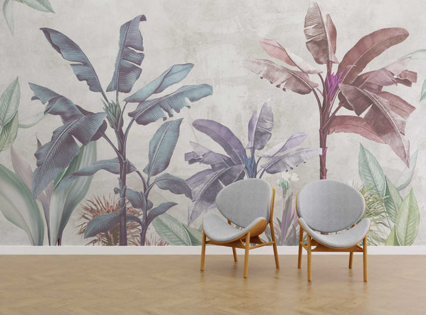 Tropical Trees Wall Mural image 2