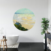 Circular wall mural The cottage at Trouville image 4