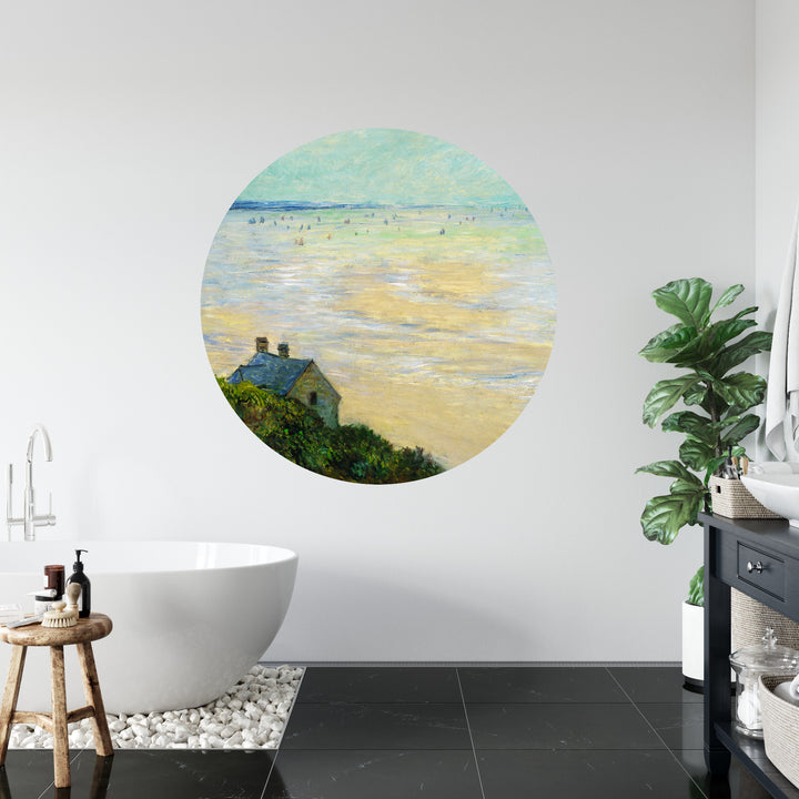 Circular wall mural The cottage at Trouville image 4