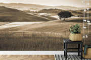 Hills landscape wall mural image 0