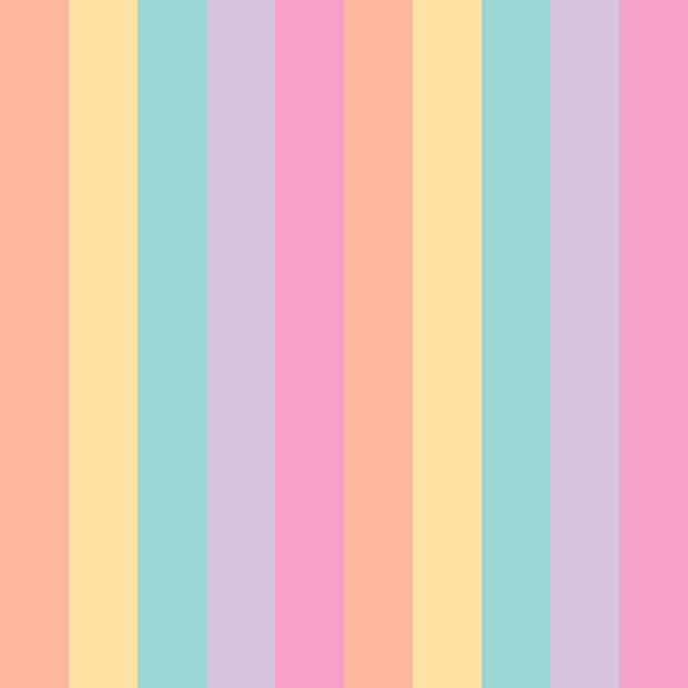 Pastel striped pattern with pink, yellow, and blue horizontal stripes.