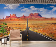 Desert Road Wallpaper Mural image 0