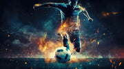 Soccer Player Wallpaper Mural image 1