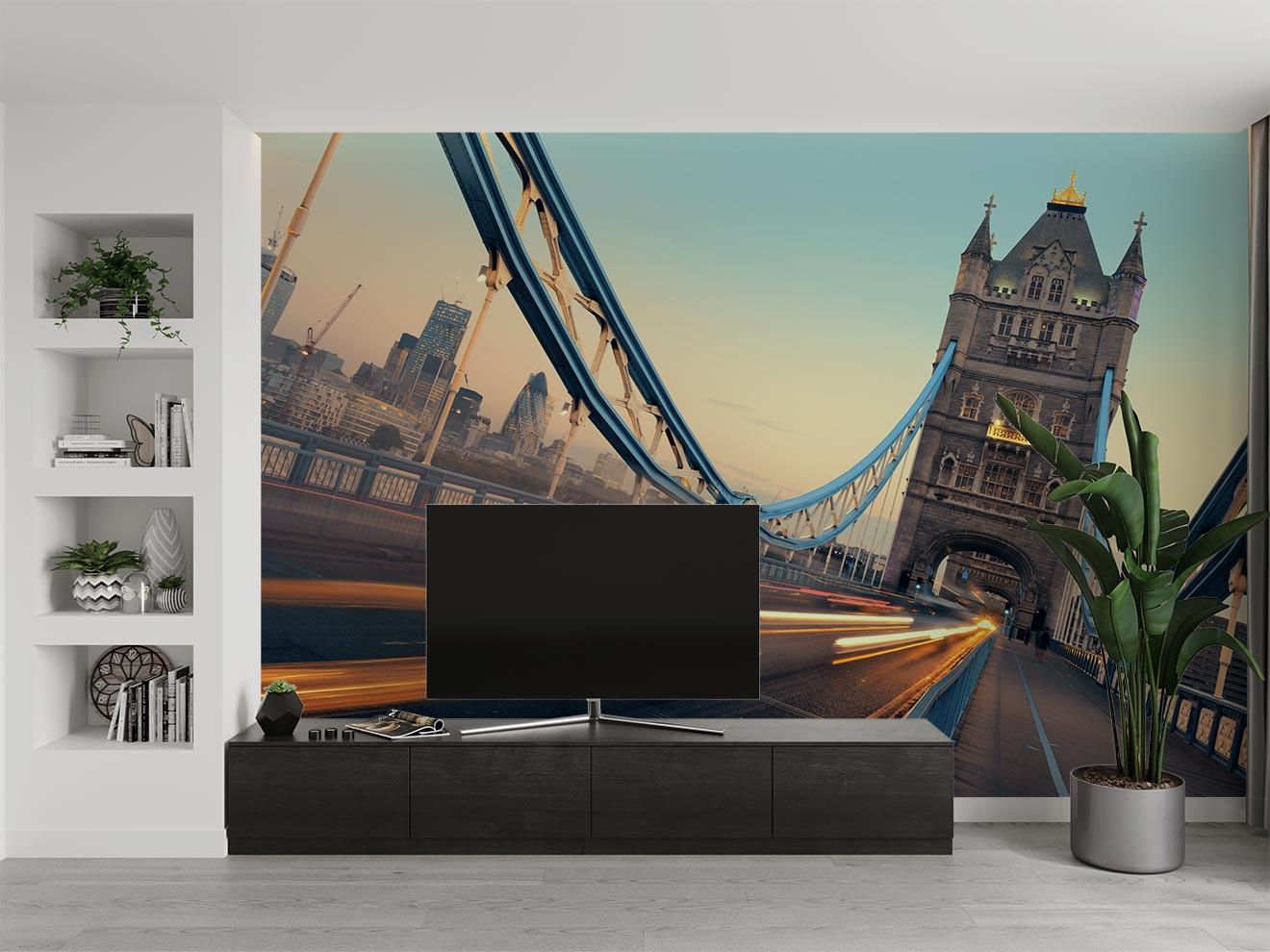 London Tower Bridge Mural Wallpaper image 0