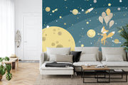 Space walk wall mural image 2