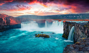 Godafoss Waterfall Wall Mural image 1