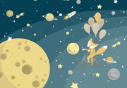 Space walk wall mural image 1