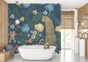 Vintage Leopard Wallpaper Mural image 2
