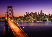 Bridge At Night wall mural image 1