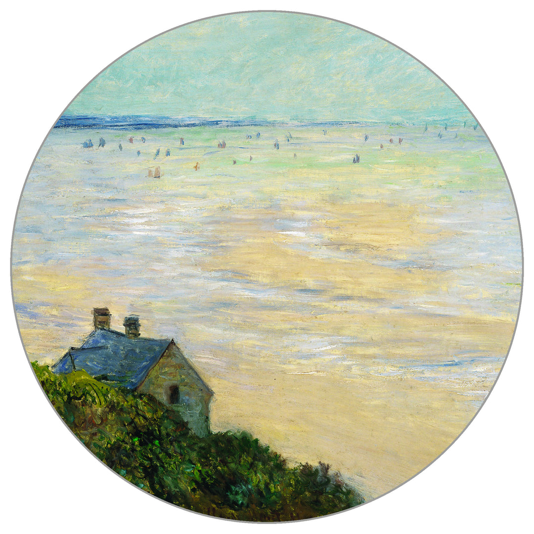 Circular wall mural The cottage at Trouville image 1