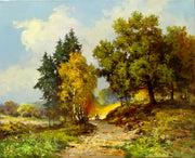 Golden Pathway Wall Mural