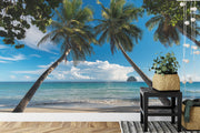 Palm trees wall mural image 3