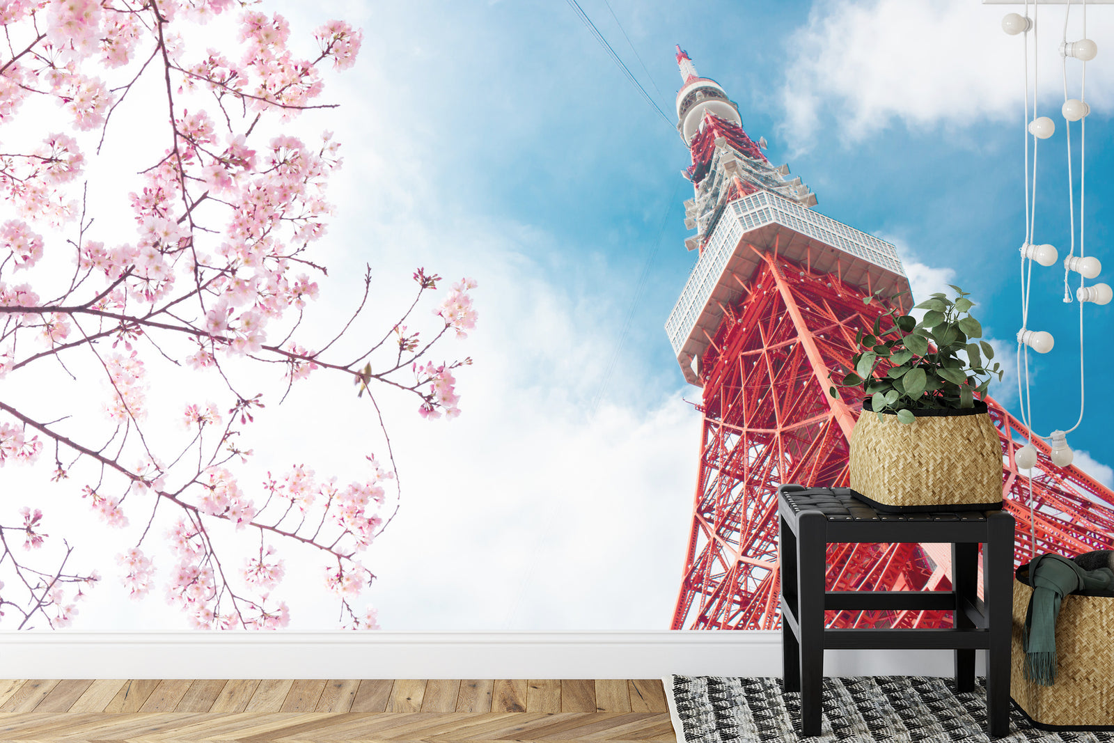 Tokyo tower wall mural image 0