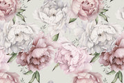 Peony flower wall mural image 1