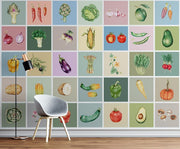 Vegetables Wallpaper Mural image 2