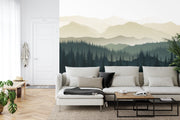 Mountains wall mural image 2