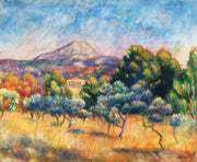 Sainte-Victoire Mountain Wallpaper Mural image 1