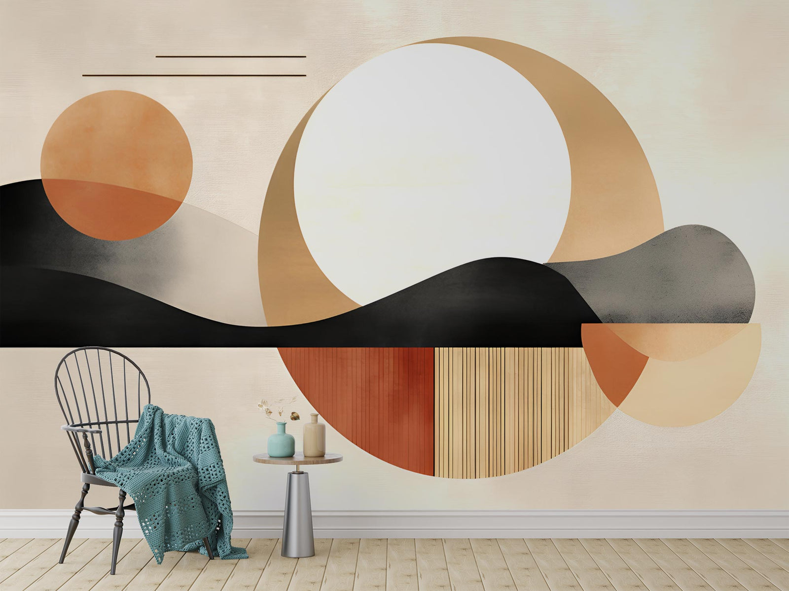 Minimalist Abstract Wallpaper Mural image 0