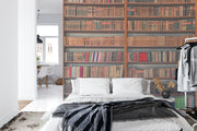 Square bookshelf wall mural image 3