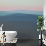 Square wall mural Ombre graphic Hills image 3
