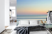 Square wall mural ombre graphic sunset image 4