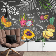 Tropical fruits wall mural image 2