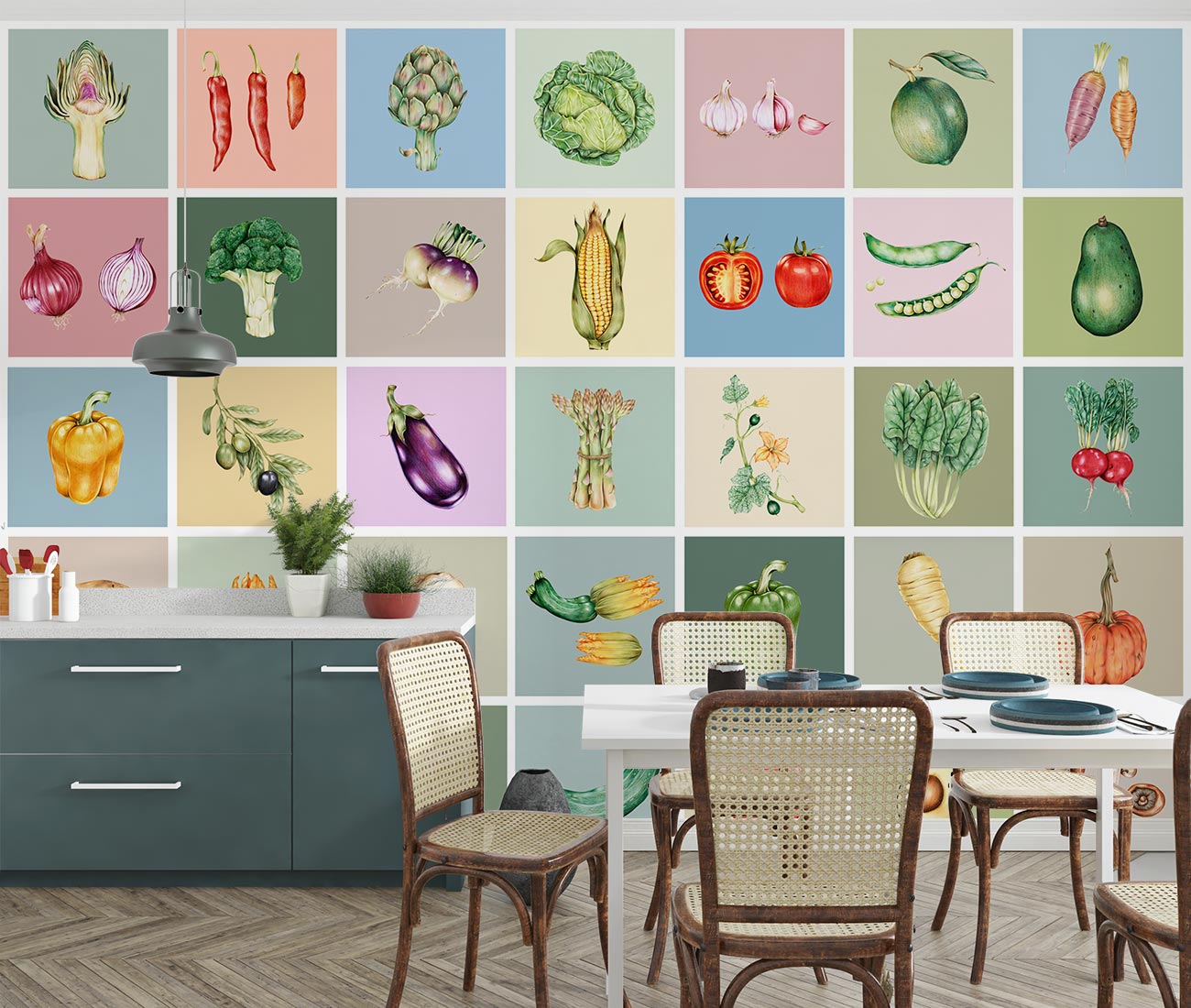 Vegetables Wallpaper Mural image 0