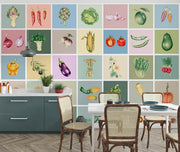 Vegetables Wallpaper Mural image 0