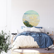 Circular wall mural The cottage at Trouville image 0